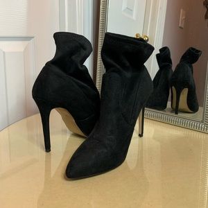 Black Ankle Sock Boots